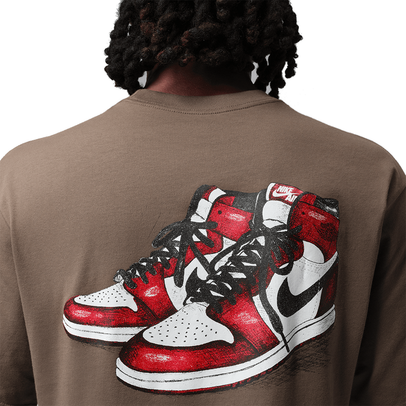 BROOKLYN AIR JORDAN T-SHIRT BROWN PALOMINO