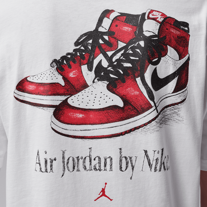BROOKLYN AIR JORDAN T-SHIRT WHITE