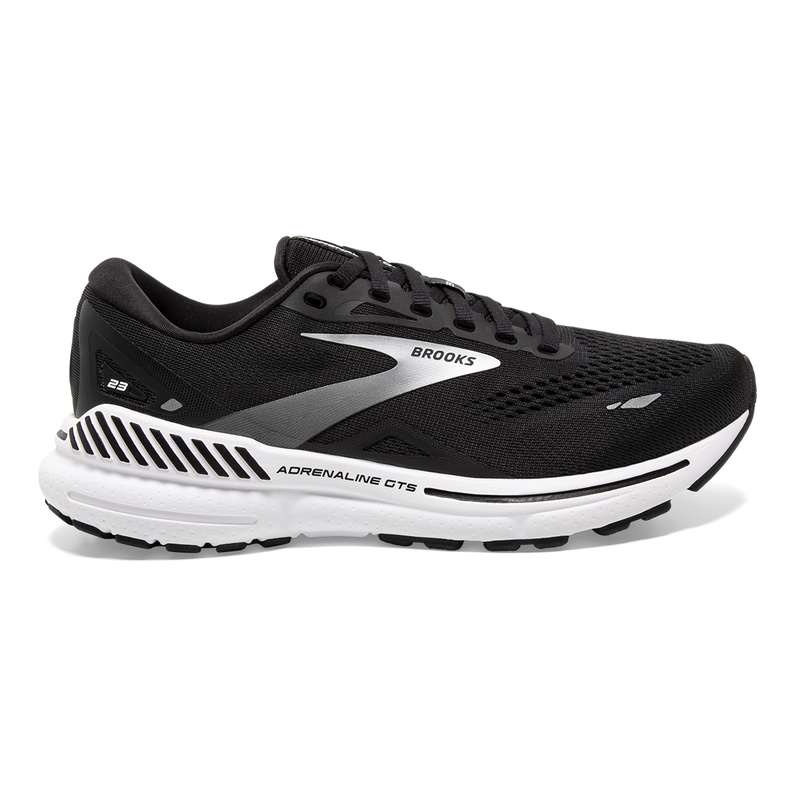 Brooks Adrenaline GTS 23 - Black - White - Silver