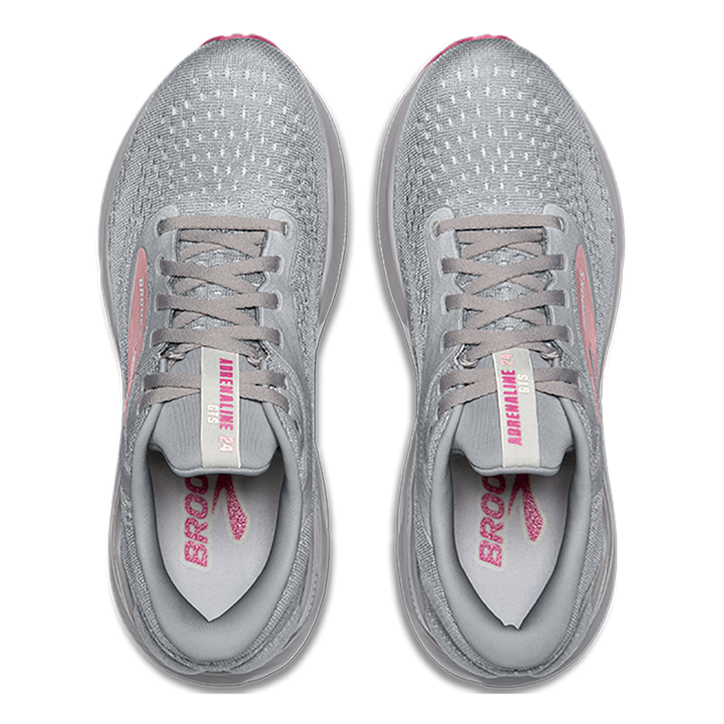 Brooks Adrenaline GTS 24 Alloy - White - Zephyr