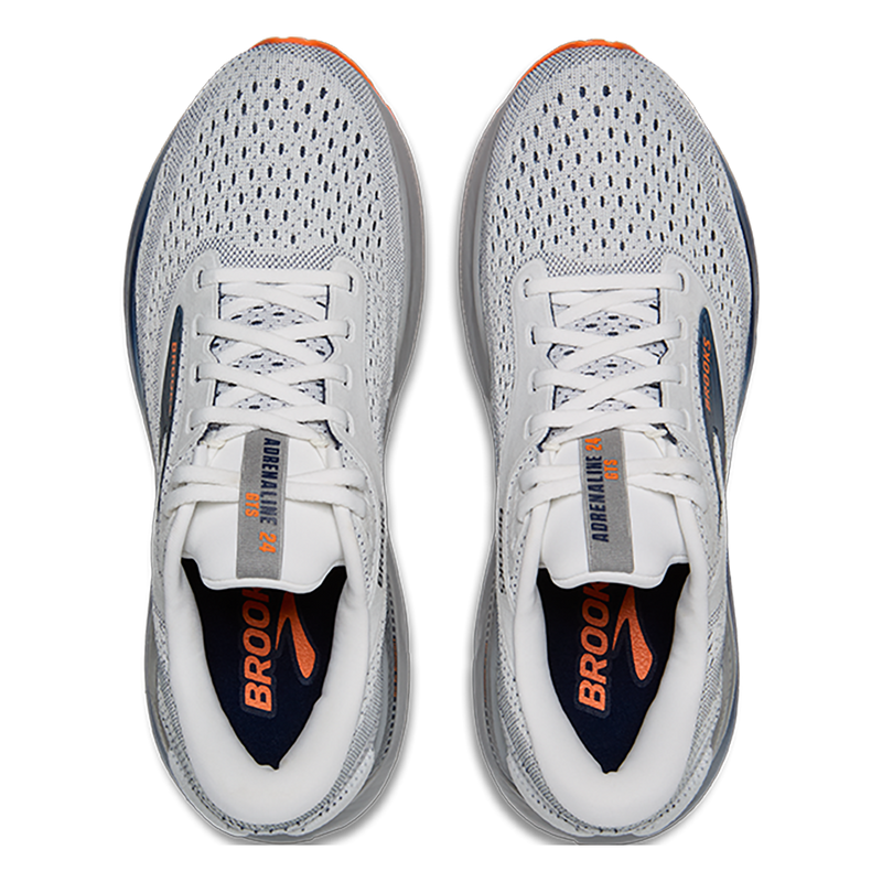 Brooks Adrenaline GTS 24 White - Peacoat - Alloy
