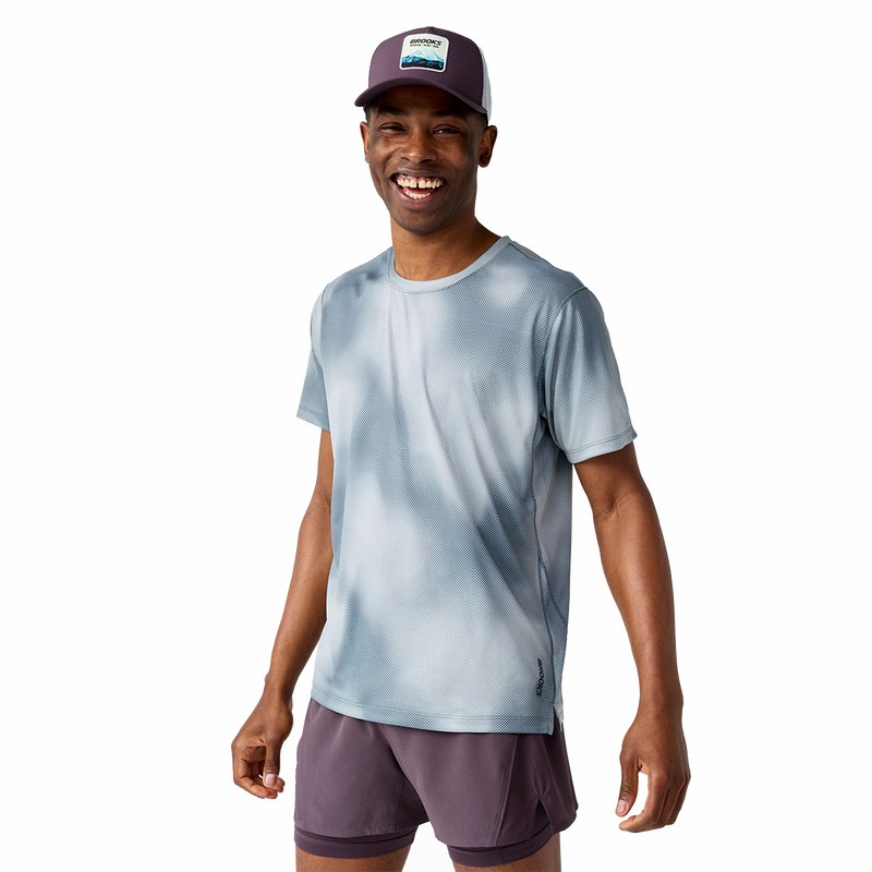 Brooks Dash Short Sleeve Printed