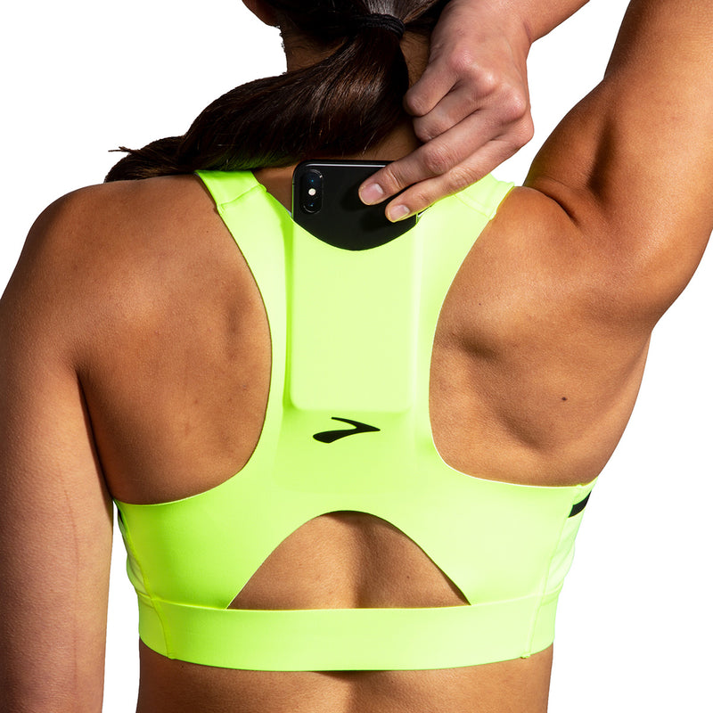 Brooks Drive 3 Pocket Run Bra - Nightlife