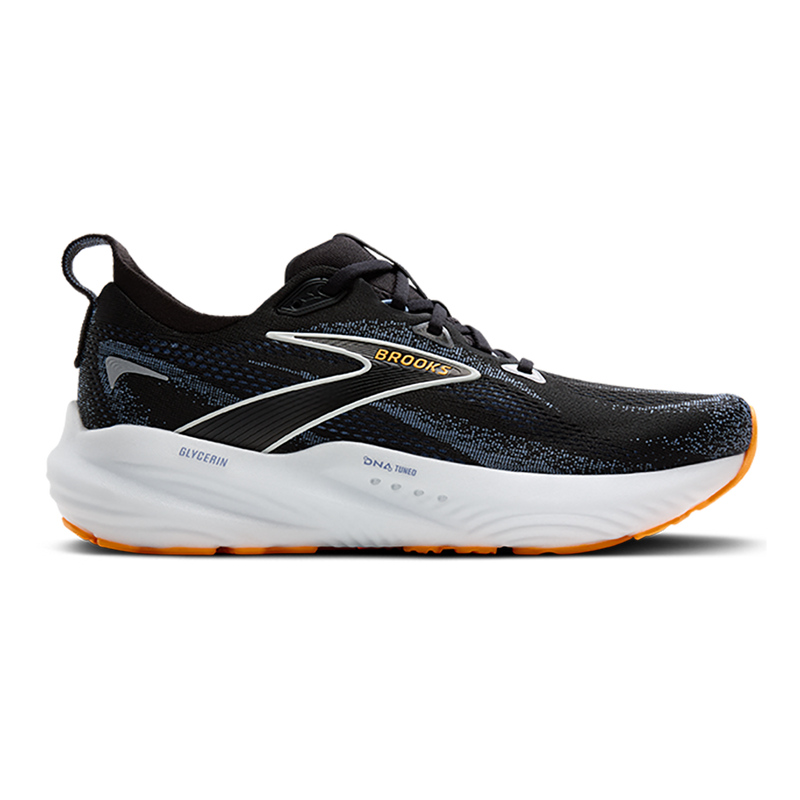 Brooks Glycerin 22 Black - Country Blue - Orange Pop