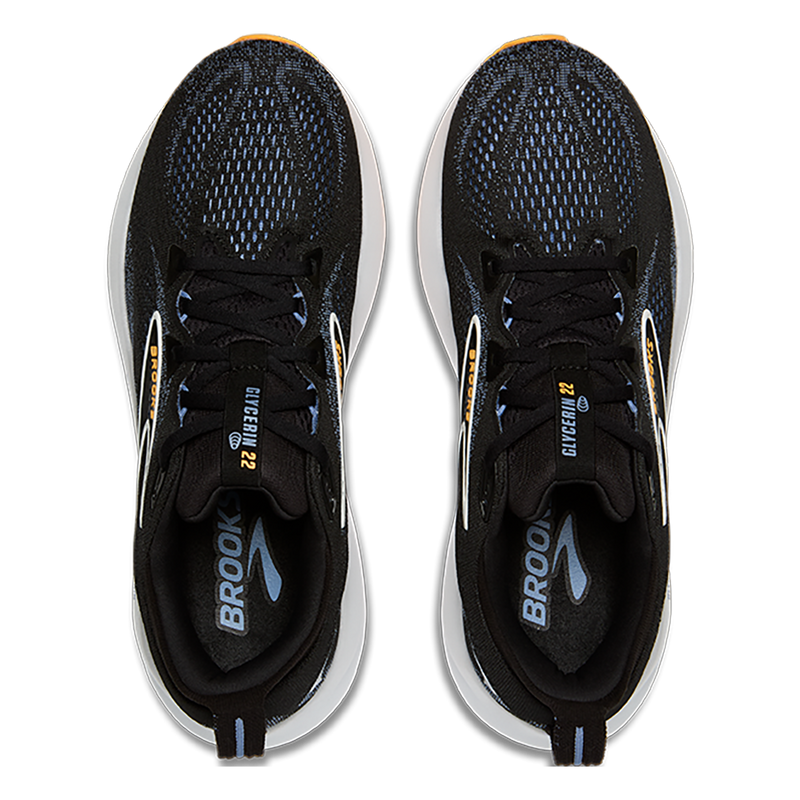 Brooks Glycerin 22 Black - Country Blue - Orange Pop