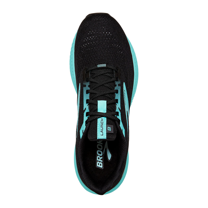 Brooks Launch 8 - Black - Ebony - Blue Tint
