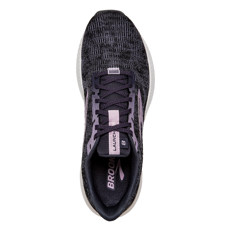 Brooks Launch 8 - Black - Ombre - Iris
