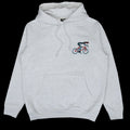by Parra | Cat Defense Hooded Sweatshirt Heather Grey