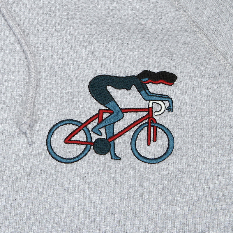 by Parra | Cat Defense Hooded Sweatshirt Heather Grey