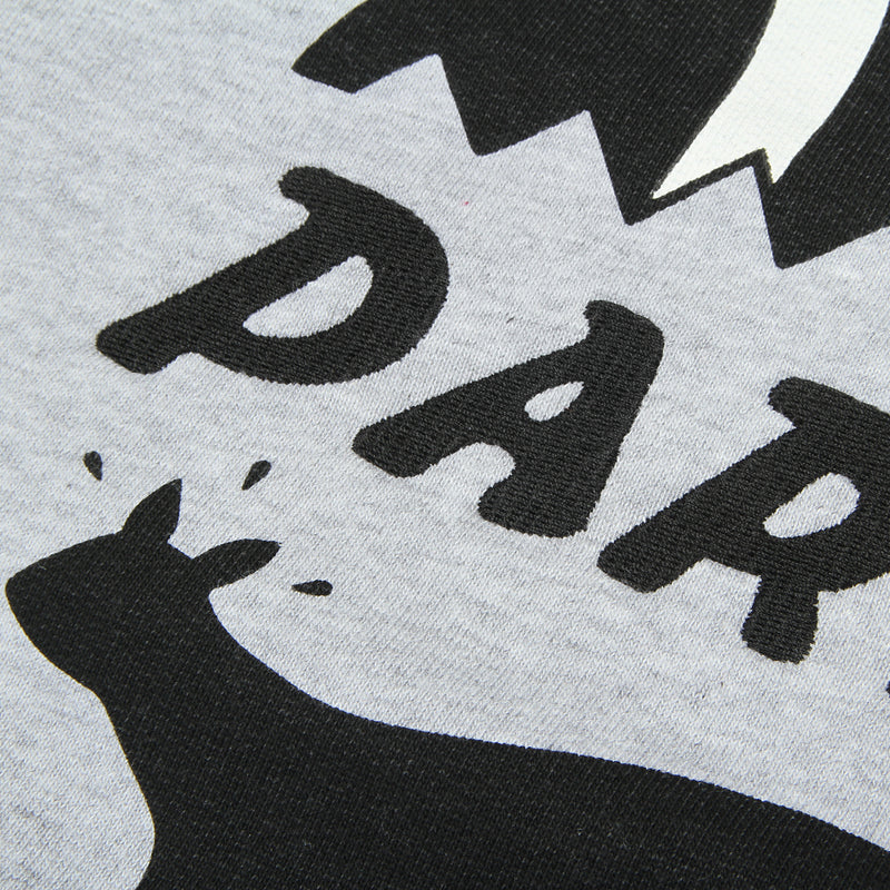 by Parra | Cat Defense Hooded Sweatshirt Heather Grey