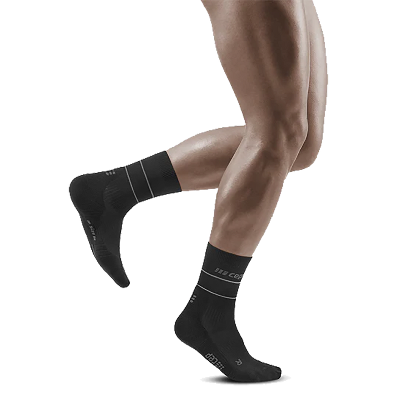 CEP Reflective Compression Mid-Cut Socks