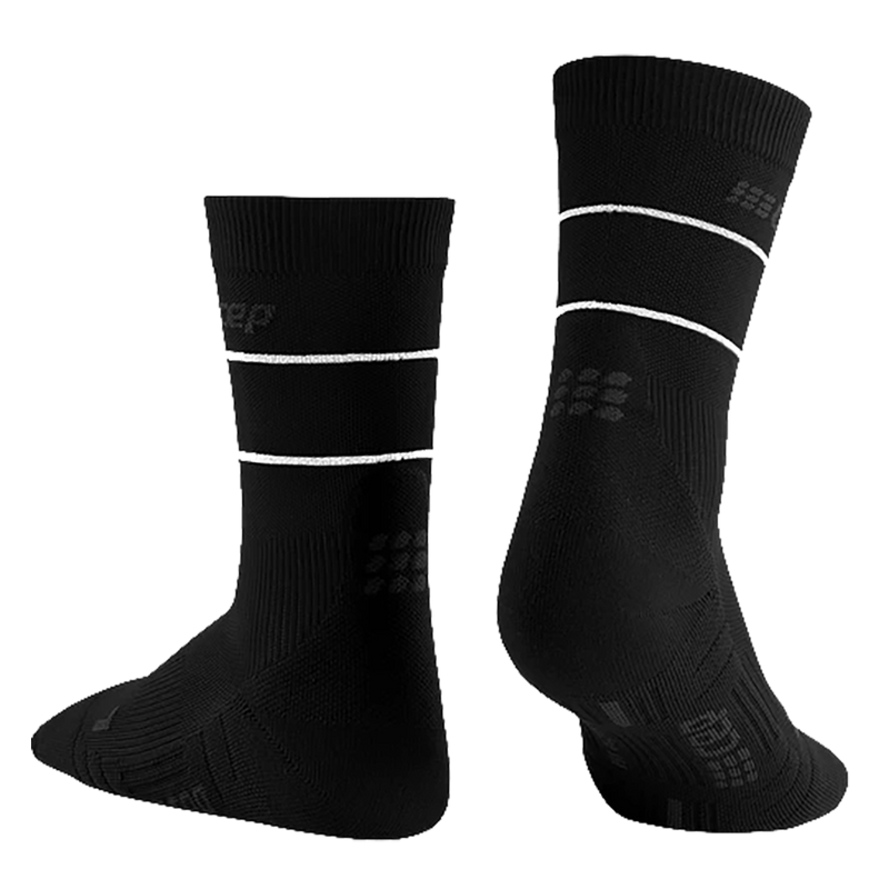 CEP Reflective Compression Mid-Cut Socks