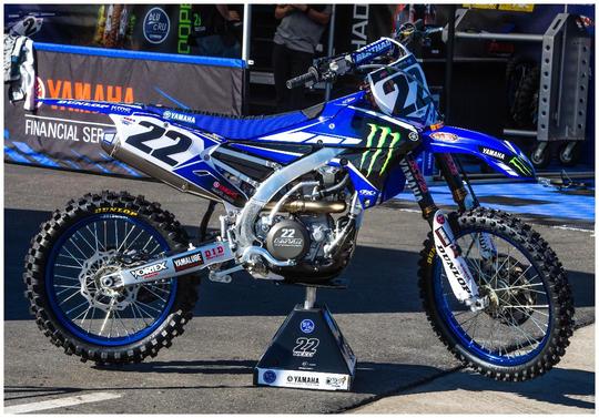 CHAD REED'S YZF450 RACE BIKE