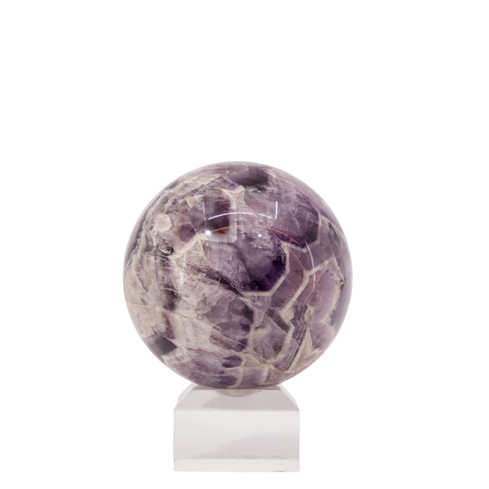Chevron Amethyst 2.7 Inch 466.7 Gram Polished Crystal Sphere