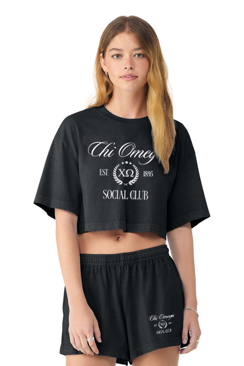 Chi Omega Social Club Vintage Shorts