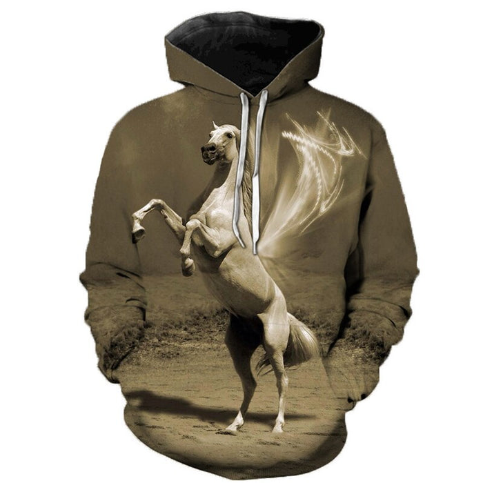 Chiara Horse Art Hoodie - Dogs and Horses
