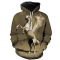 Chiara Horse Art Hoodie - Dogs and Horses