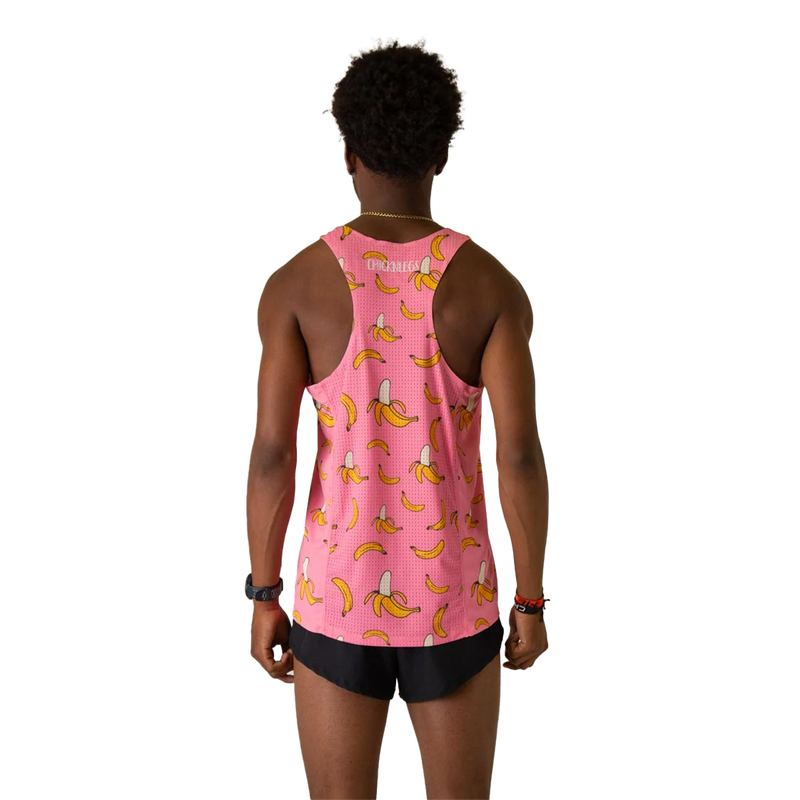 ChicknLegs Preformance Singlet Pink Bananas