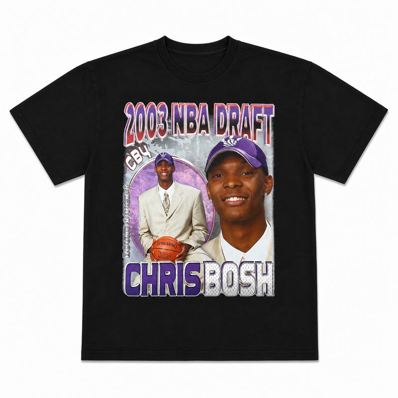 CHRIS BOSH 2003 NBA DRAFT GRAPHIC TEE