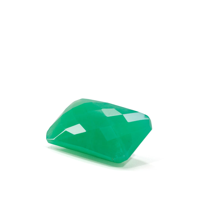 Chrysoprase 13.98 Carat Rose Cut Faceted Gemstone