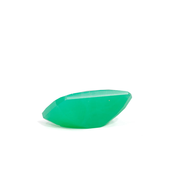 Chrysoprase 13.98 Carat Rose Cut Faceted Gemstone