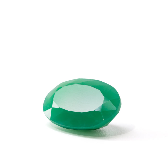 Chrysoprase 16.02 Carat Faceted Gemstone
