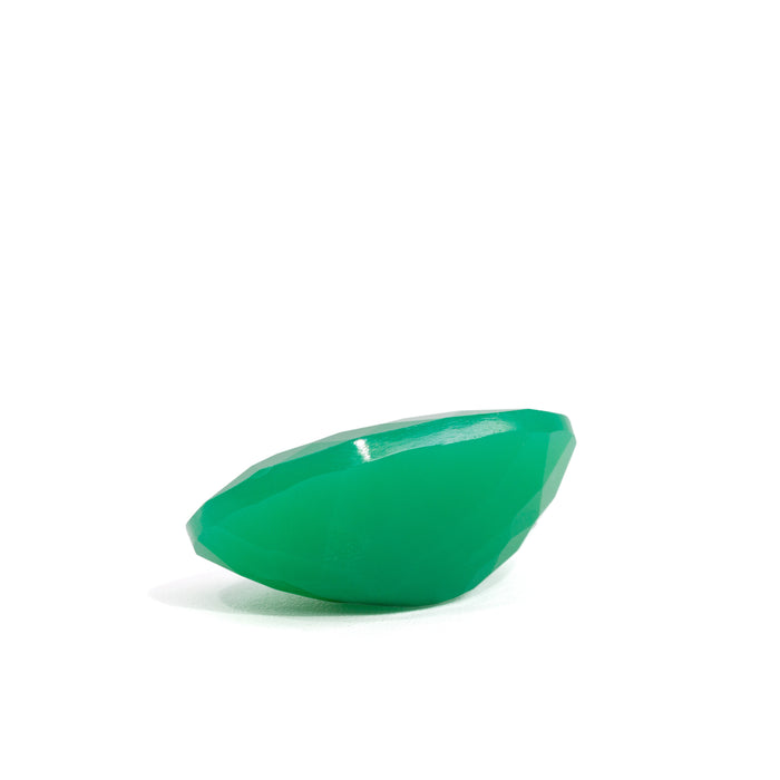 Chrysoprase 16.02 Carat Faceted Gemstone