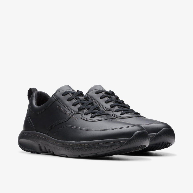 Clarks Men's Pro Lace Shoes 26175190 Black Leather