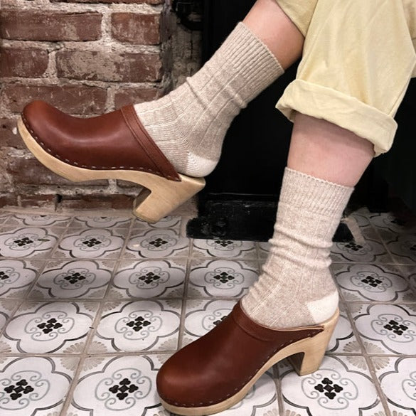 Fawn Classic Cashmere Socks by Le Bon Shoppe