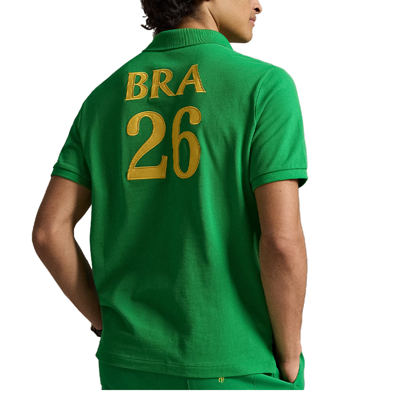 CLASSIC FIT BRASIL POLO SHIRT GREEN