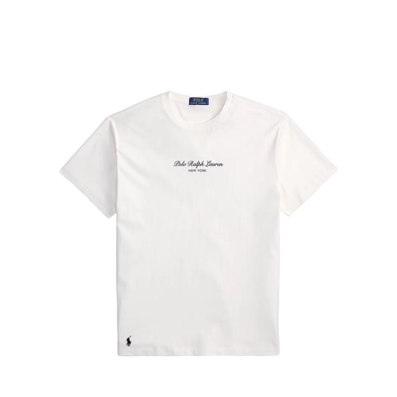 CLASSIC FIT LOGO JERSEY T-SHIRT WHITE