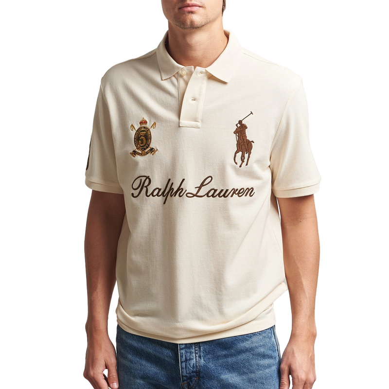 CLASSIC FIT TEAM POLO BEIGE