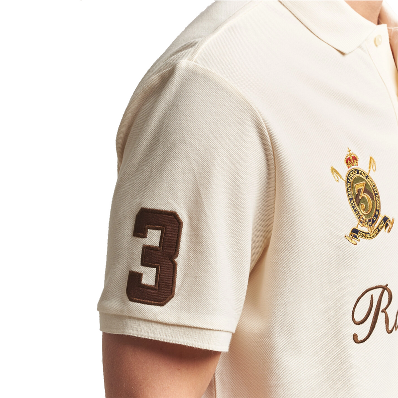 CLASSIC FIT TEAM POLO BEIGE