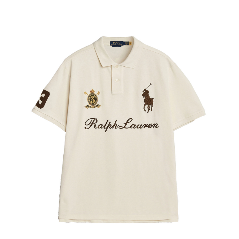 CLASSIC FIT TEAM POLO BEIGE
