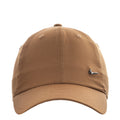 Mosswood brown Nike cap with black Swoosh and curved brim