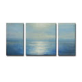 'Coastal Sunrise' 3 Piece Wrapped Canvas Wall Art Set