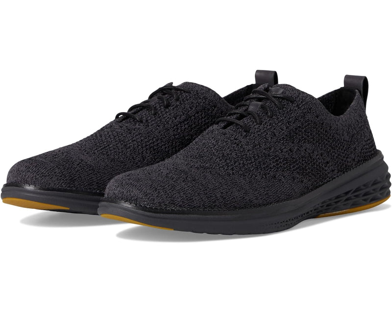 Cole Haan Men's Grand Hurrion Stitchlite Wingtip Oxfords C40691 Black Periscope