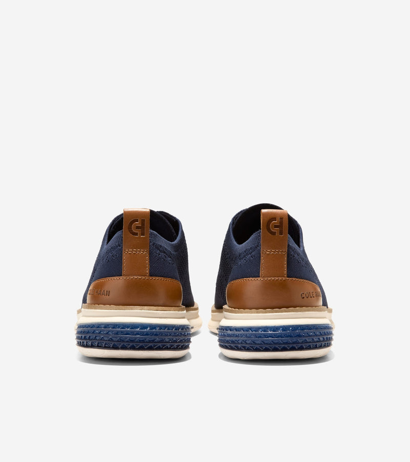 Cole Haan Men's ØriginalGrand Energyweave Stitchlite Wingtip Oxfords C40571 Navy