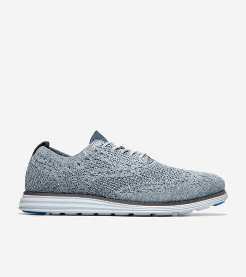 Cole Haan Men's ØriginalGrand Wingtip Oxfords C36872 Stormy Weather-Harbor Mist
