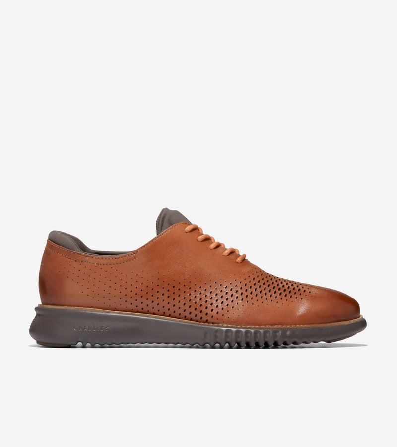 Cole Haan Men's Zerogrand Laser Wingtip Oxford C25351 British Tan-Java