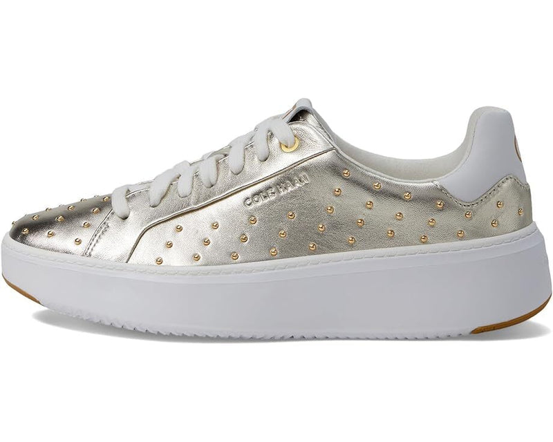 Cole Haan Grandpro Topspin Sneaker Women's W30148 Soft Gold Brand New