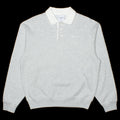 Grand Collection | Collared Sweatshirt Color : Ash / White