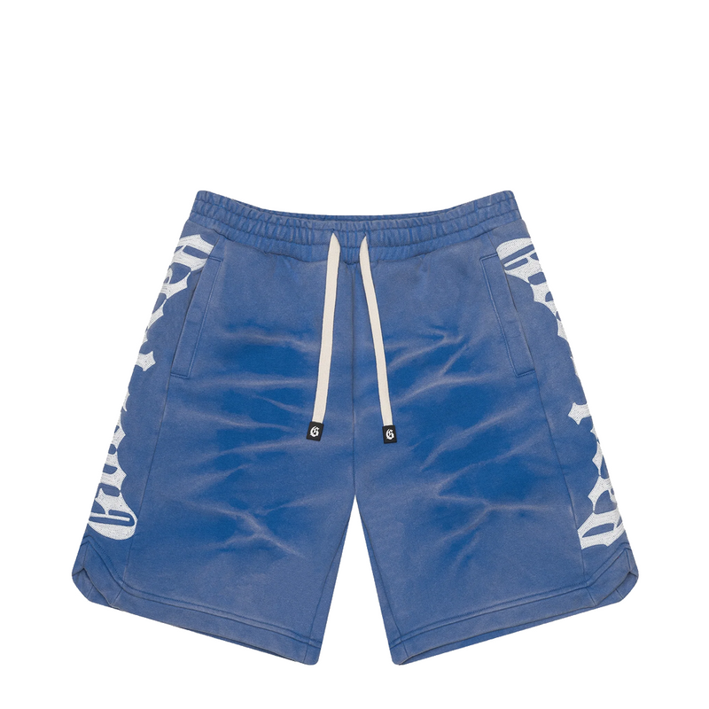 COURTSIDE SHORTS BLUE TIE DYE