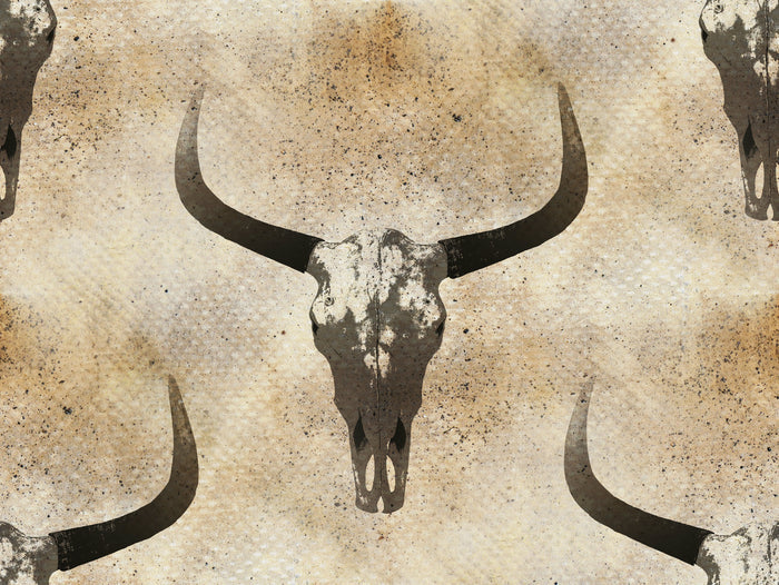 Cow Fabric, Texas Long-Horn Cows, Cotton or Fleece, 3860 - Beautiful Quilt