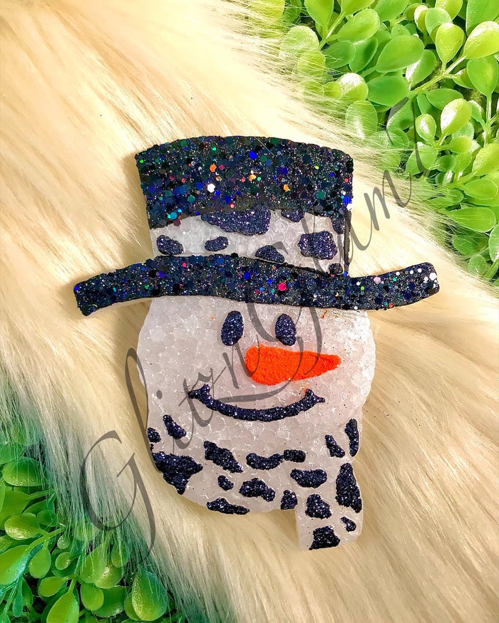 Cow Print Snowman Freshie Silicone Molds