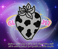 Cow Print Strawberry Premium Silicone Mold