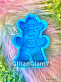 Cowboy Gingerbread Freshie Silicone Mold