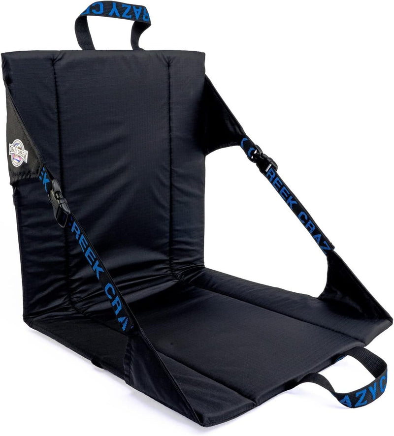 Crazy Creek Original Chair 1020-016 Black W/ Blue Camping Chair Brand New - AllSportsWearUSA