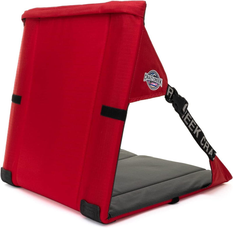 Crazy Creek Original Chair Versatile - Water Proof 1020-158 Red/Slate BRAND NEW - AllSportsWearUSA