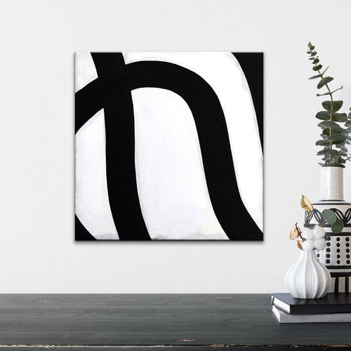 'Curves No. 3' Wrapped Canvas Wall Art
